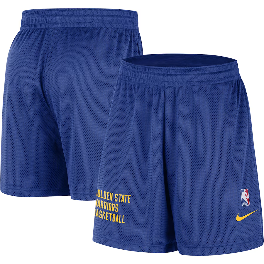 2024 Men NBA Golden State Warriors blue style2 shorts